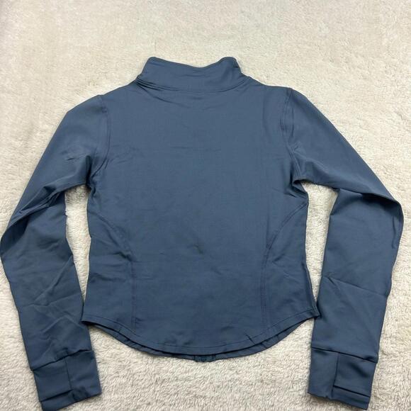 Women's Navy Blue Sz Small Lightweight Full-Zip Activewear Jacket - Picture 7 of 10